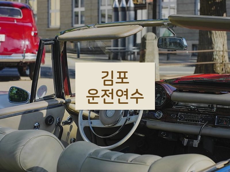 김포운전연수 후기