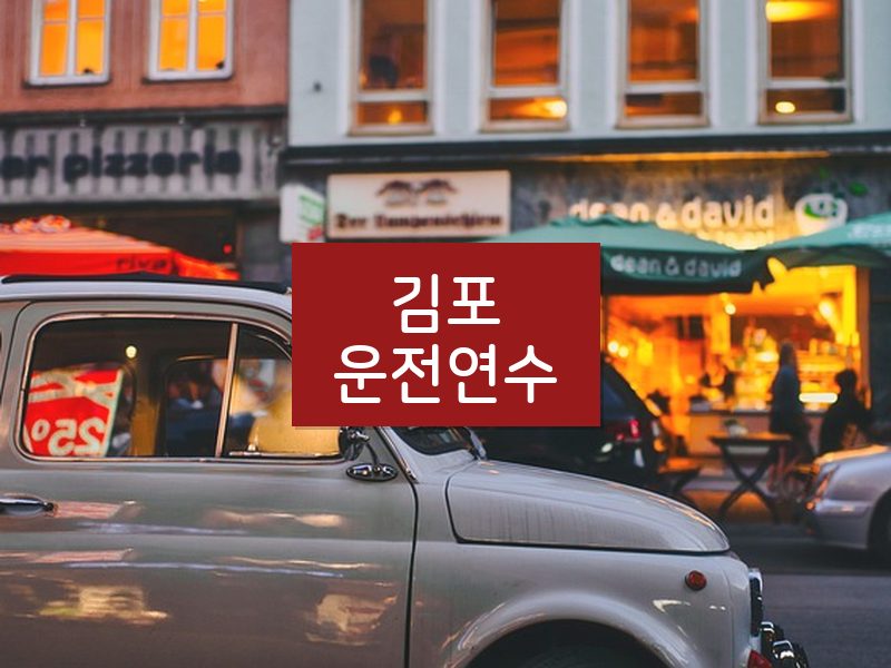 김포운전연수 후기