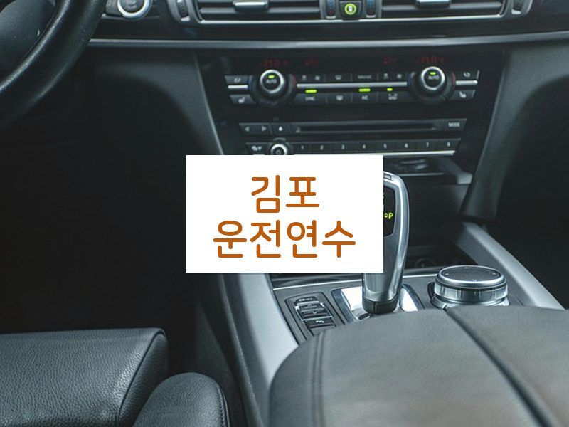 김포운전연수 후기