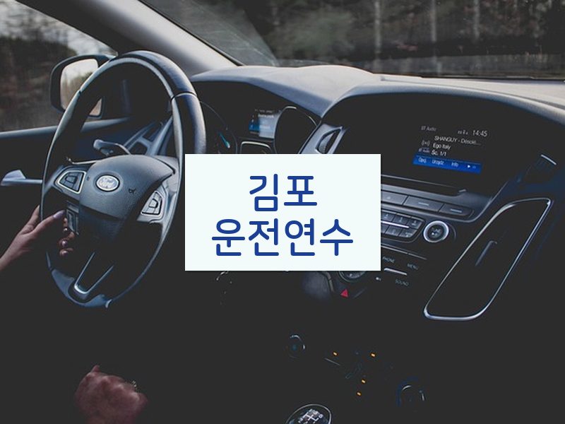 김포운전연수 후기