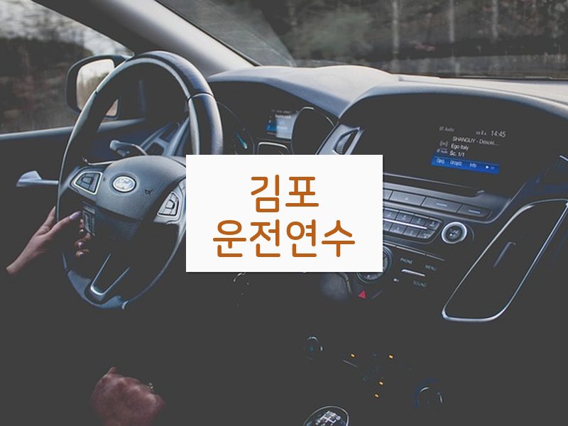 김포운전연수 후기