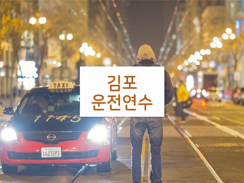 김포운전연수 후기