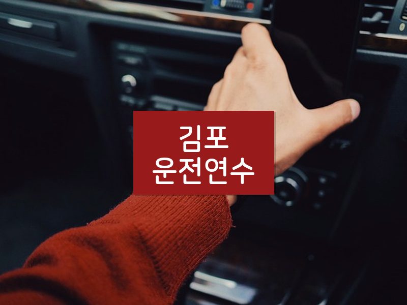 김포운전연수 후기