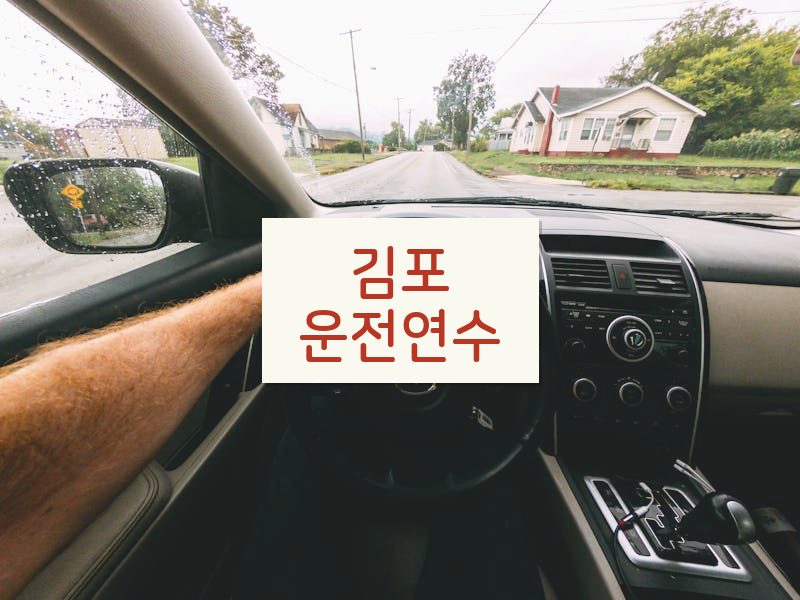 김포운전연수 후기