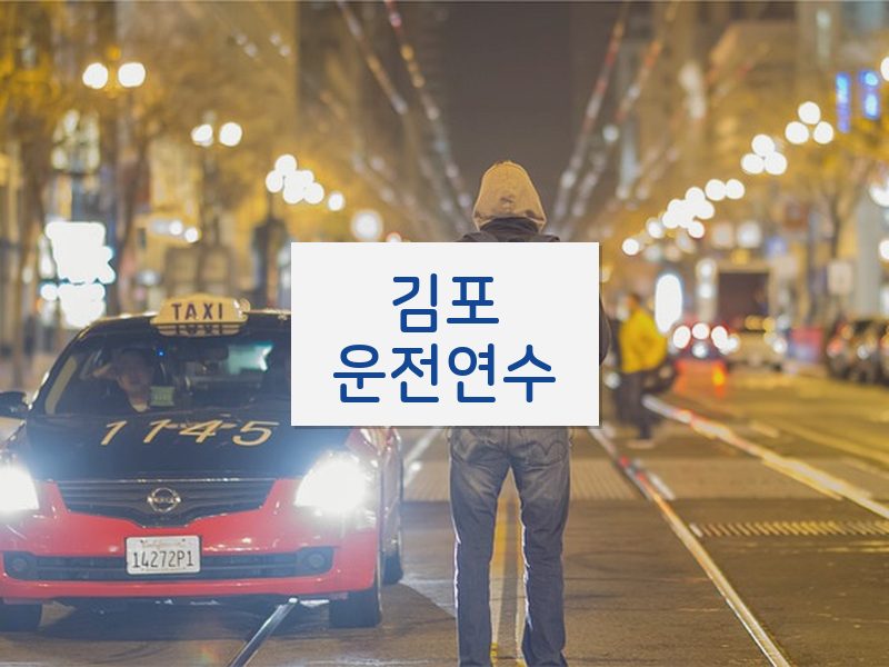김포운전연수 후기