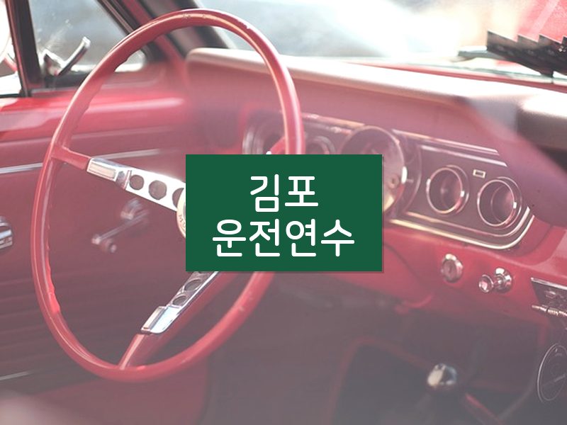김포운전연수 후기