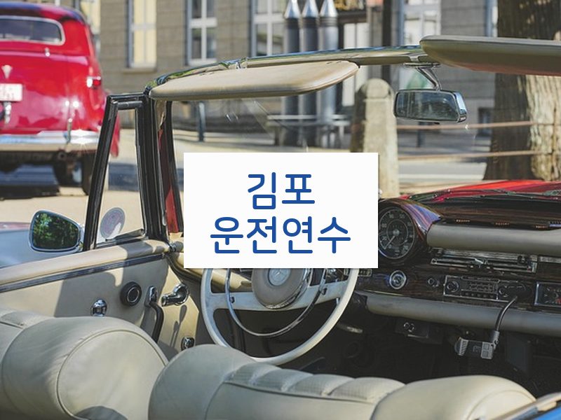 김포운전연수 후기